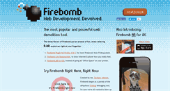 Desktop Screenshot of getfirebomb.com
